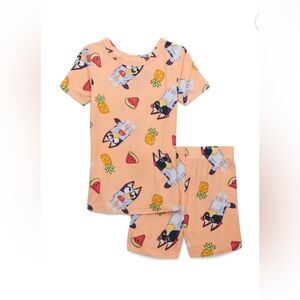 Bluey Toddler Pajama Set with Fruit Print